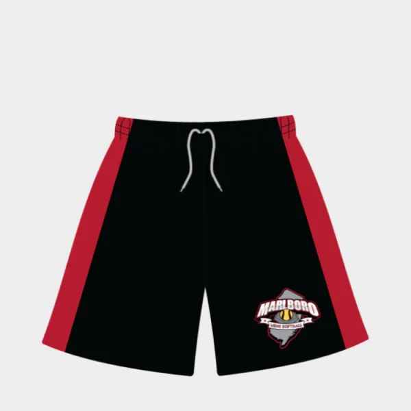 Marlboro Black Red Shorts (1)